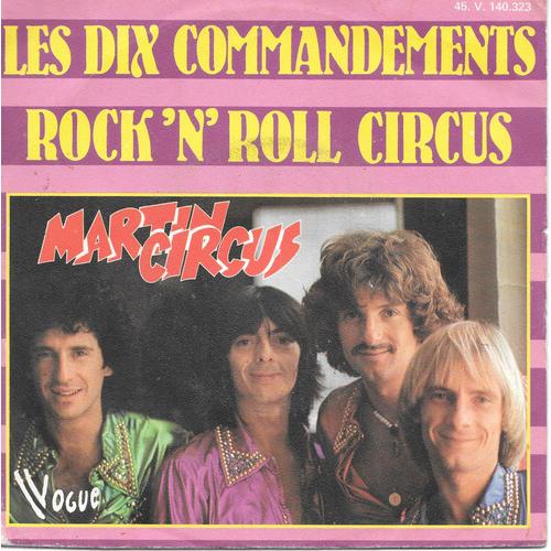 Martin Circus : Les Dix Commandements / Rock 'n' Roll Circus [Vinyle 45 Tours 7"] 1977