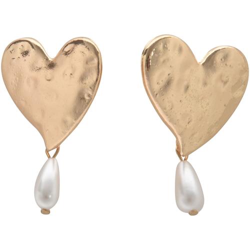 Boucles D'oreilles Pendantif Avec Perles Style Imitation Metal Boucles D'oreilles Coeur De Peche Accessoires De Mode Feminine