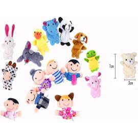 Marionnettes à Doigts - Écureuil et Panda - Jouet de Marionnette Animal  pour Enfants - Haute Qualité