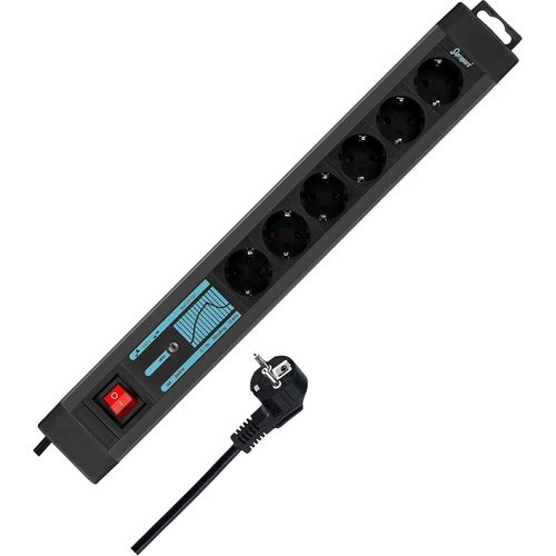 Ritter Supraguard Multiprise pour équipement Informatique 6 Prises sécurisées (Noir) (Import Allemagne)