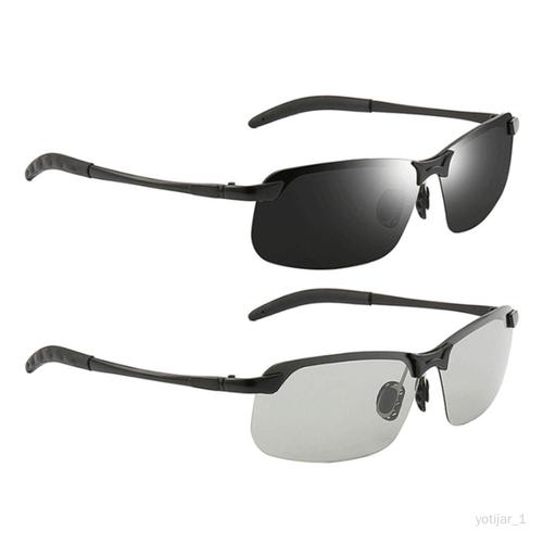 2x Lunettes De Soleil Polarisées Hommes Conduisant Des Lunettes