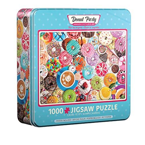 Boîte En Métal - Donut Party - Puzzle 1000 Pièces