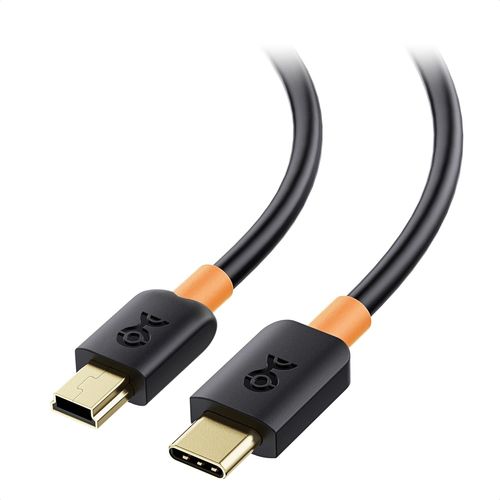 KALANKA-USB C to Mini USB Cable (Mini USB to USB C Cable) 2m in Black