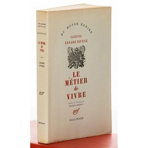 Le Métier De Vivre Cesare Pavese