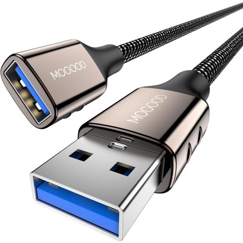 KALANKA-USB extender cable USB extension cable 5 m USB 3.0 extension cable USB male female USB cable, compatible with webcams, USB hubs, more ports and peripherals
