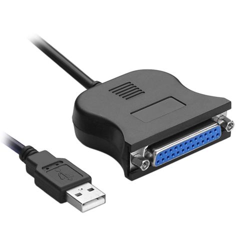 KALANKA-C33 USB to DB25 Parallel 25 Pin Adapter Cable RS232 to LPT Printer Port Converter 0.8m Plug & Play for Old Printers and IEEE 1284 Devices