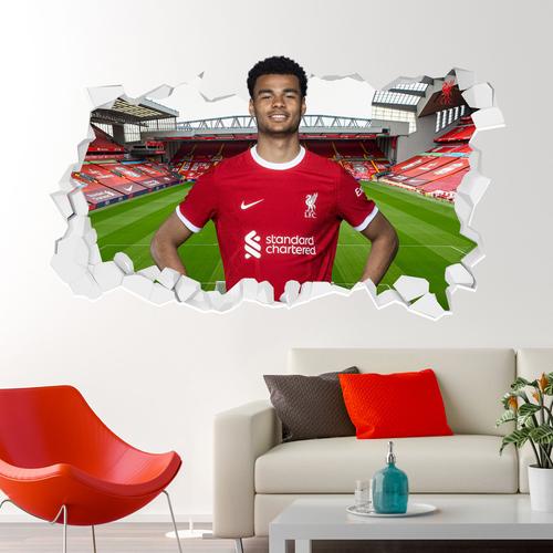 Liverpool Cody Gakpo 23/24 Autocollant Mural Cassé ? 90 Cm De Largeur X 50 Cm De Hauteur