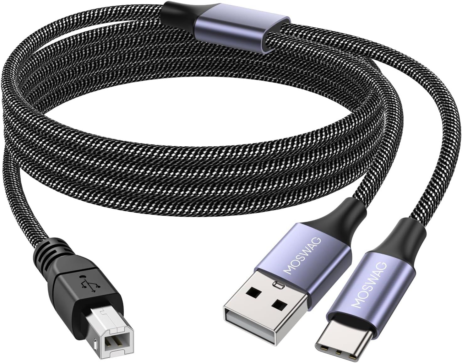 KALANKA-usb 2.0 midi printer cable 2m usb c to midi printer cable usb c to midi printer cable a male to b male usb c scanner cable