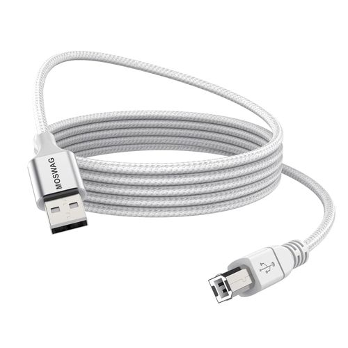 KALANKA-USB Printer Cable 1.5m Scanner Cable USB Type A to Type B Printer Cable Durable High Speed USB 2.0 Scanner Cable for HP,Canon,Dell,Epson,Lexmark,Brother, Samsung and More