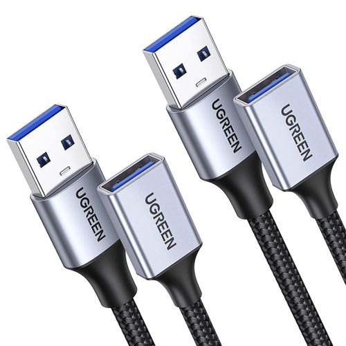 Kalanka-Usb 3.0 Extension Cable 5gbps Type A Male To Female Nylon Braided Compatible With Flash Drive Hub Hard Disk Keyboard Mouse Printer Webcam Ps4 Controller (2m)