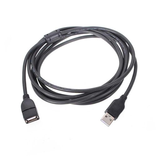 KALANKA-USB 2.0 Extension Cable A Male to USB 2.0 Female for 1.4 m Charging Transfer Black