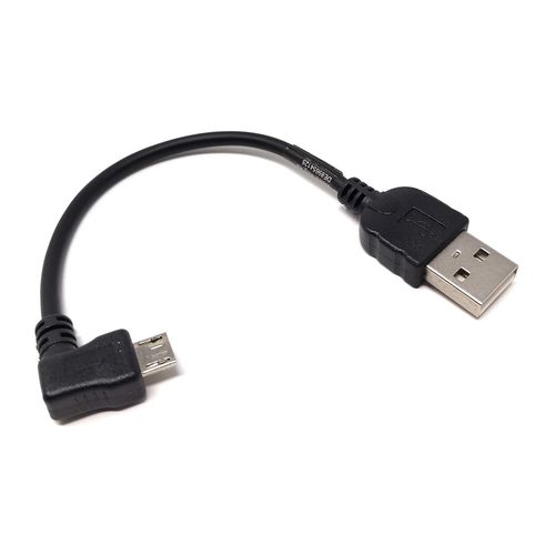 KALANKA-90° Angled Micro USB Cable + Charging and Data Cable 90° Angle 10cm Plug
