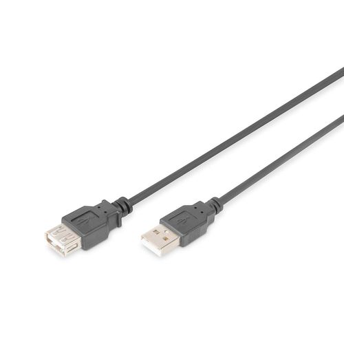 KALANKA-USB extension cable 2 - 5 m USB A (male) to USB A (female) - 480 Mbps - connection cable, USB cable - black