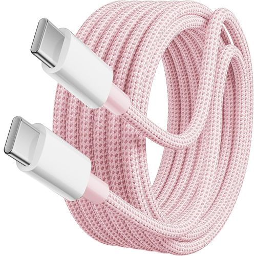 KALANKA-USB C to USB C Cable 4m 60W Type C Fast Charging Cable Compatible with Phone 15/Plus/Pro Max, Samsung Galaxy S24 S23 S22, Pixel 7 Pro, MacBook Pro 2021, iPad Pro