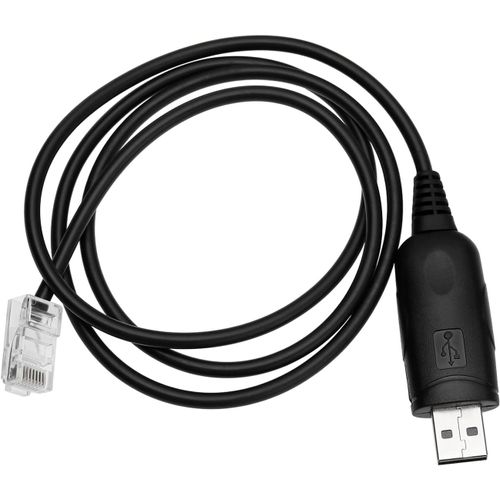 KALANKA-USB Programming Cable 80cm 8 Pin Crystal Head to USB Plug Programming Cable Compatible with Anytone AT-5888UV AT-778UV Mobile Transceivers