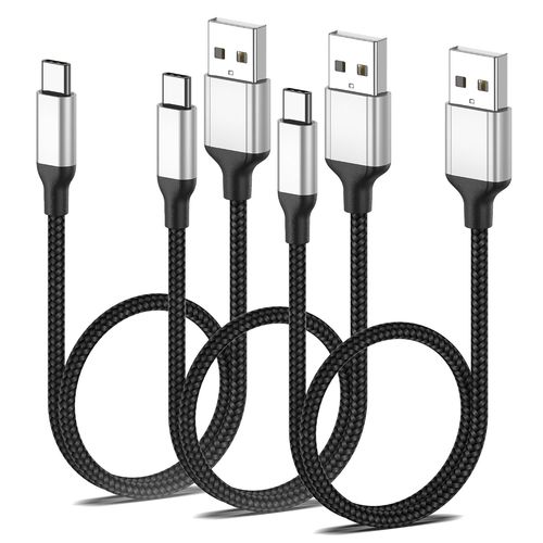 KALANKA-3 Pack USB to USB C Cable Short 60cm for Android Car USB C Charging Cable Fast Charging Cable USB Type C Data Cable for Sams