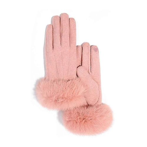 Gants D'hiver Pour Femmes, Gants De Neige En Cachemire À Écran Tactile, Gants Thermiques De Cyclisme Chauds Pour Femmes