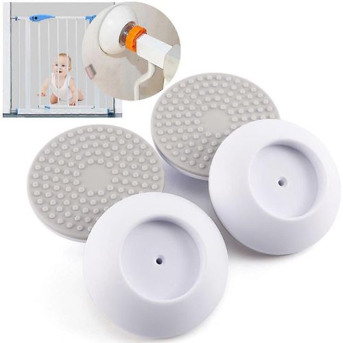 Lot de 4 patins de protection pour barrières d'escalier, portes et grilles d'escalier, pieds de serrage, 3322
