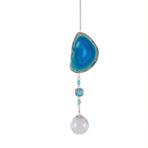 Pendentif en cristal - Pièce unique et magnifique en agate naturelle pour décoration de jardin, 5370