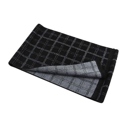 Écharpe De Luxe Pour Homme, Douce, Chaude Et Élégante, À Carreaux, En Cachemire