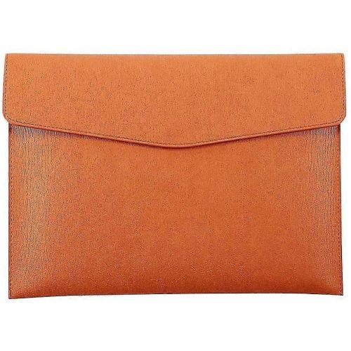 Porte-Documents A4 En Cuir Synthétique, Imperméable, Avec Fermeture À Pression
