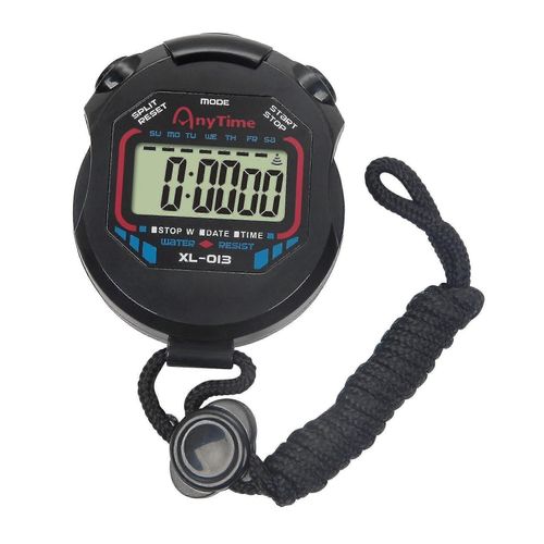 Montre De Sport Multifonctionnelle Xl-013, Chronomètre Numérique Portable, Alarme De Sport, Écran Lcd De Précision, Noir