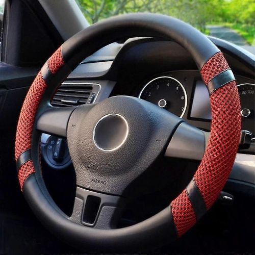 Housse De Volant En Microfibre, Cuir, Viscose, Respirante, Antidérapante, Sans Odeur, Chaude En Hiver, Fraîche En Été, Universelle