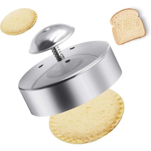 Coupe-Sandwich Rond En Acier Inoxydable Pour Enfants, Scelle-Sandwich Et Décrusteuse, Appareil À Sandwich, Coupe-Sandwich Pour La Fabrication