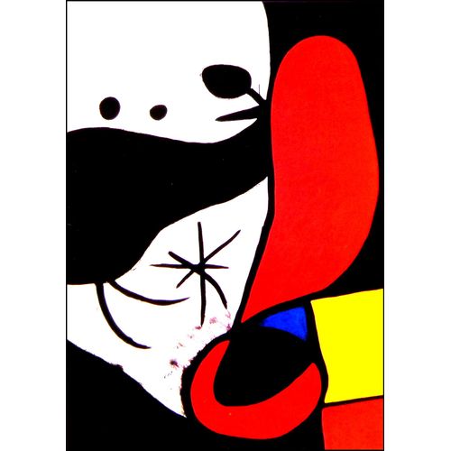 Miro Juan Lot 7 Cartes Postales Tableaux Peinture Femme