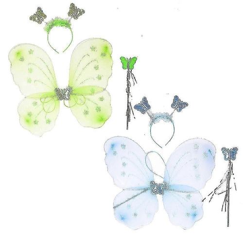 Aile De Papillon Féerique, Baguette Et Serre-Tête Pour Filles, Déguisement De Princesse
