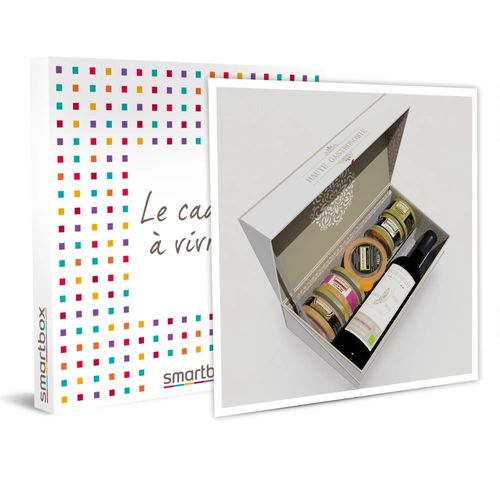 Assortiment Artisanal À Domicile : Foie Gras, Terrines Et Vin Rouge Bio - Smartbox - Coffret Cadeau Gastronomie
