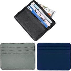asas-3 Pièces Portefeuille Homme,Porte Carte Bancaire Fin Et Petit,Portefeuille En Cuir Pu,Porte Cartes De Credit Avec Protection Rfid,Petit Portefeuille Pour Hommes Et Femmes