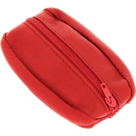 asas-Porte Monnaie Homme En Cuir Petit Format Noir Léger Fin Double Billet Porte-Clefs