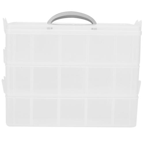 Boîte De Rangement De Maquillage En Plastique Stockage De Maquillage, Espace De Bureau Comestics Maquillage Boîte De Pinceau Palette Rouge À Lèvres 