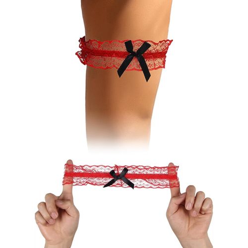 Asas-Jarretière Mariage Dentelle Grande Taille Lot De 2 Jarretelles Mariage Avec N?Ud Jambe Jarretière Elastique Anneau De Cuisse Mariée Accessoire Mariage