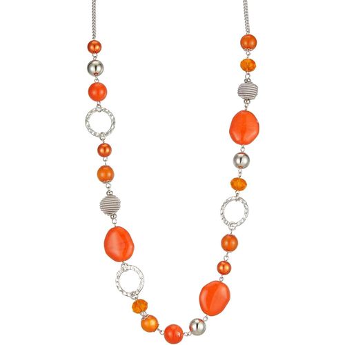 Asas-Collier De Perles Long En Argent-Collier Boheme Avec Des Cristaux Et Des Perles En Pierre Naturelle Bijoux Fantaisie-Belle Idée De Cadeau De Fête Des Mères