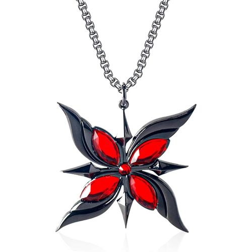 Asas-Genshin Impact Collier Fille¿Genshin Impact Collier Ado Fille¿Bijoux Enfant¿Anime Necklace¿Un Cadeau Pour Les Fans