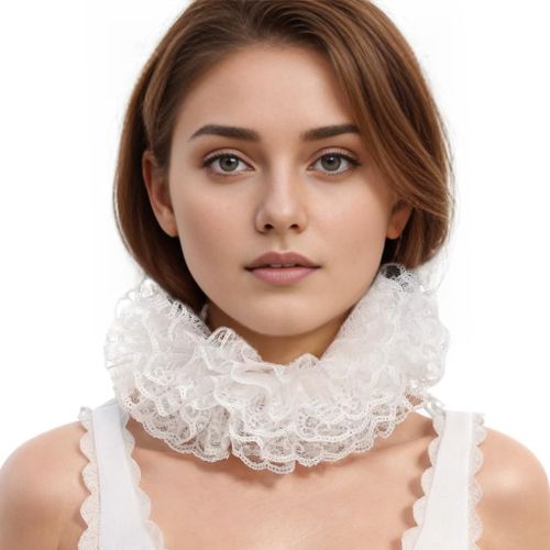 Asas-1 Pc Dentelle Renaissance Cou Ébouriffer Collier