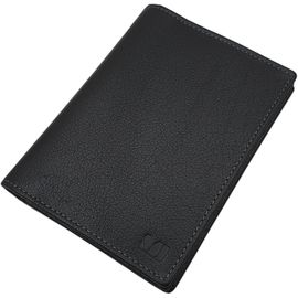 asas-Grand Cuir De Buffle Portefeuille Mj-Design-Germany Avec Protection Rfid Et Nfc(Noir)