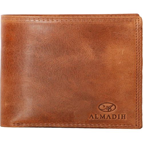 asas-Portefeuille Portemonnaie P2Q Bd En Cuir De Vachette-15 Compartiments Pour Cartes,Porte-Monnaie,Porte-Cartes,Pour Homme Femme,Rangement Pour Pièces,Carte De Crédit,Billets Brun Deluxe