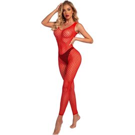 Asas-Ensemble De Lingerie Sexy En Maille Filet Pour Femme-Nuisette-Mini Robe-Taille Libre-Lingerie Érotique-Lingerie Érotique-Manches Longues-Lingerie Érotique