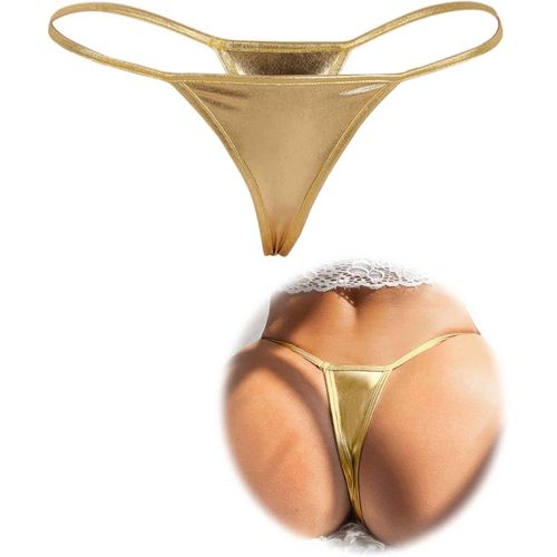 Asas-Simili Cuir Mini String Ficelle Femme Sexy Erotique Grande Taille String Hot Ouverte Micro String Culotte Tanga Chic Sous-Vêtements Féminins G-String T Back