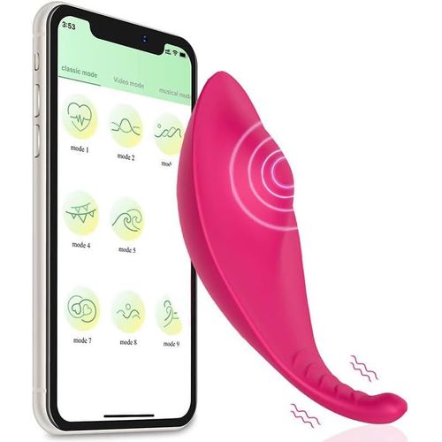 Asas-Sextoys Connectés-Vibreur Pour Femme-Mini Vibromasseur De Culotte Connecté-Stimulateur Point G Et Clitoris Papillons-Jeux D'amour-Sextoys Couple