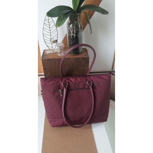 Sac à main cabas femme bordeaux "Hedgren", neuf