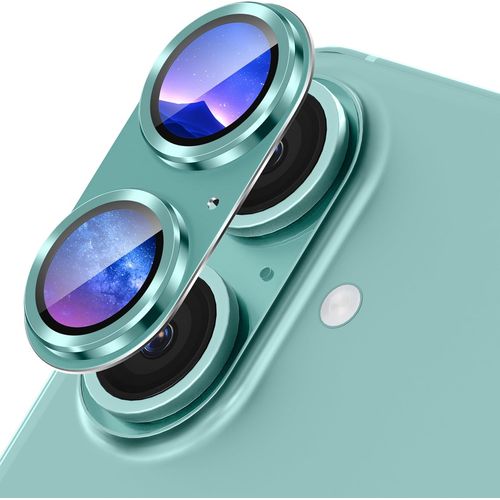 KALANKA-Protection Objectif pour iPhone 16/16 Plus Protection Appareil Photo,Givr¿¿ Verre Tremp¿¿ Alliage D'aluminium Cam¿¿ra Arri¿¿re Protecteur pour iPhone 16/16 Plus Camera Protector