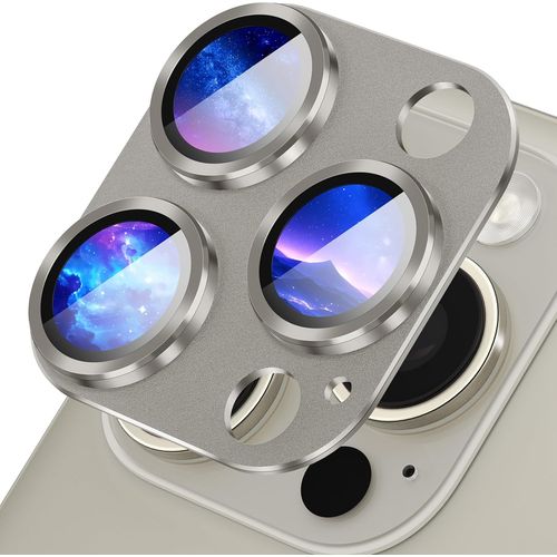KALANKA-Protection Objectif pour iPhone 16 Pro/16 Pro Max Protection Appareil Photo,Givr¿¿ Verre Tremp¿¿ Alliage D'aluminium Cam¿¿ra Arri¿¿re Protecteur pour iPhone 16 Pro/16 Pro Max Camera Protector