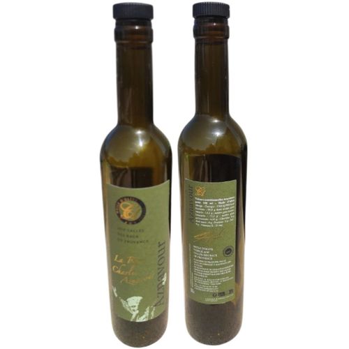 France Bouteille Vide Empty Bottle Huile D'Olive La Réserve Charles Aznavour Aop Vallée Des Baux De Provence