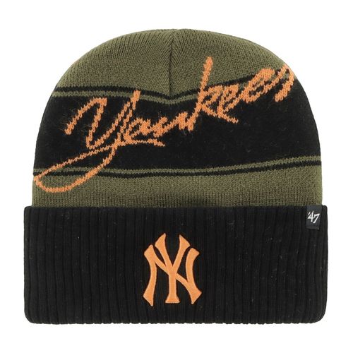 47 Brand Knit Bonnet Italic New York Yankees Wood