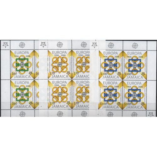 Jamaïque Timbres Europa 1956-2006