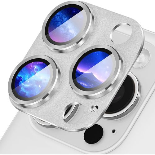 KALANKA-Protection Objectif pour iPhone 16 Pro/16 Pro Max Protection Appareil Photo,Givr¿¿ Verre Tremp¿¿ Alliage D'aluminium Cam¿¿ra Arri¿¿re Protecteur pour iPhone 16 Pro/16 Pro Max Camera Protector